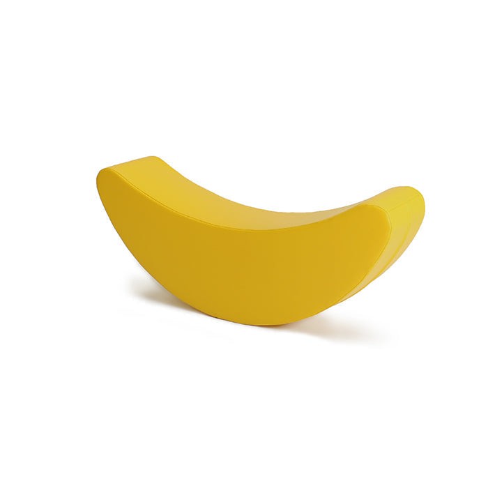 IGLU Soft Play Rocking Toy Yellow Banana zacht foam schommelspeelgoed voor kinderen